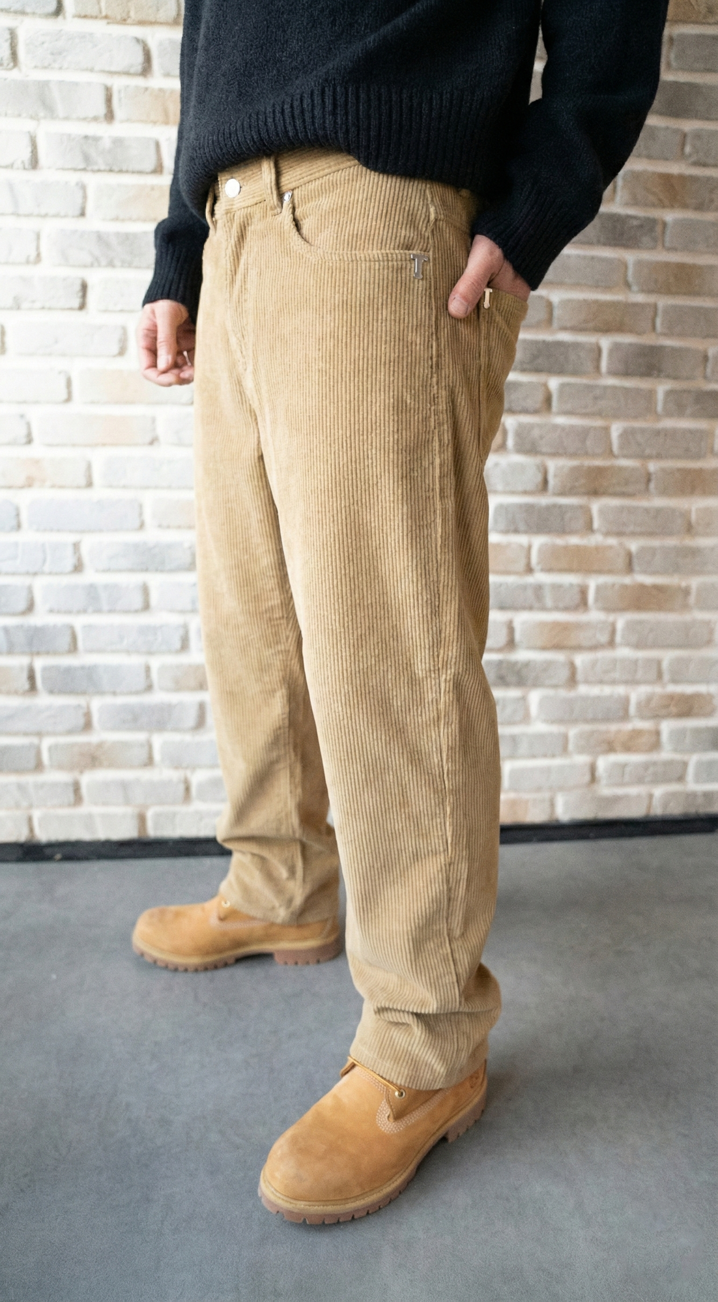 Camel Dynasty Pinned Pants