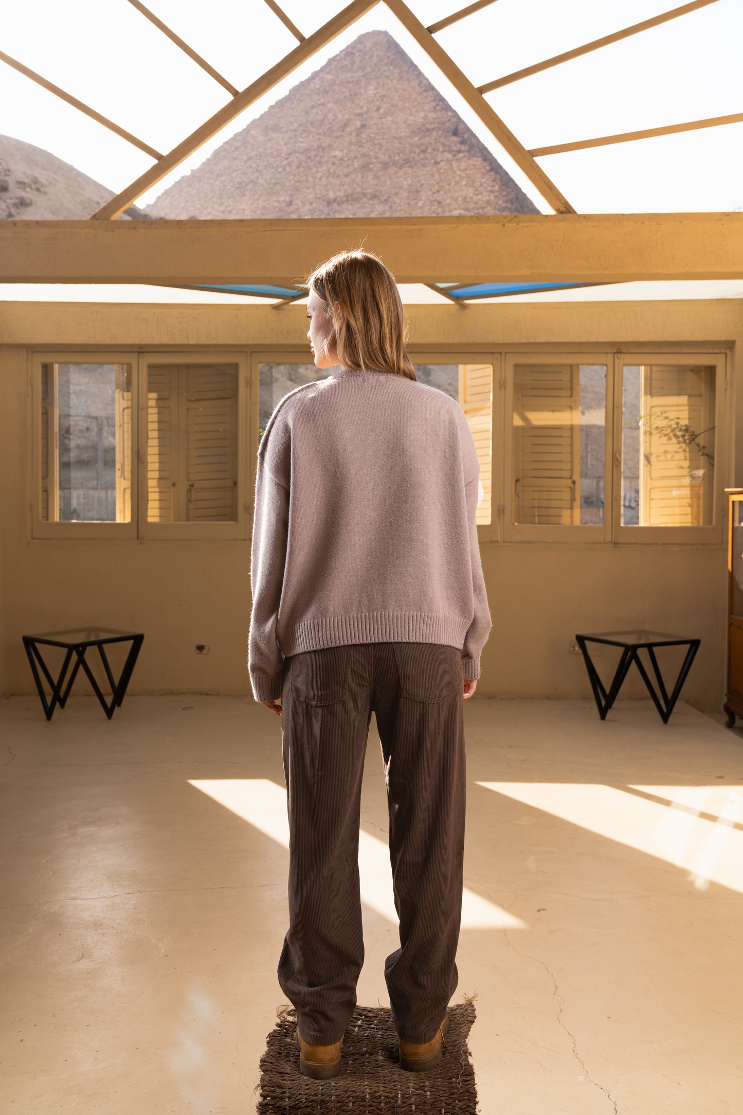 Brown Dynasty Cord Pants